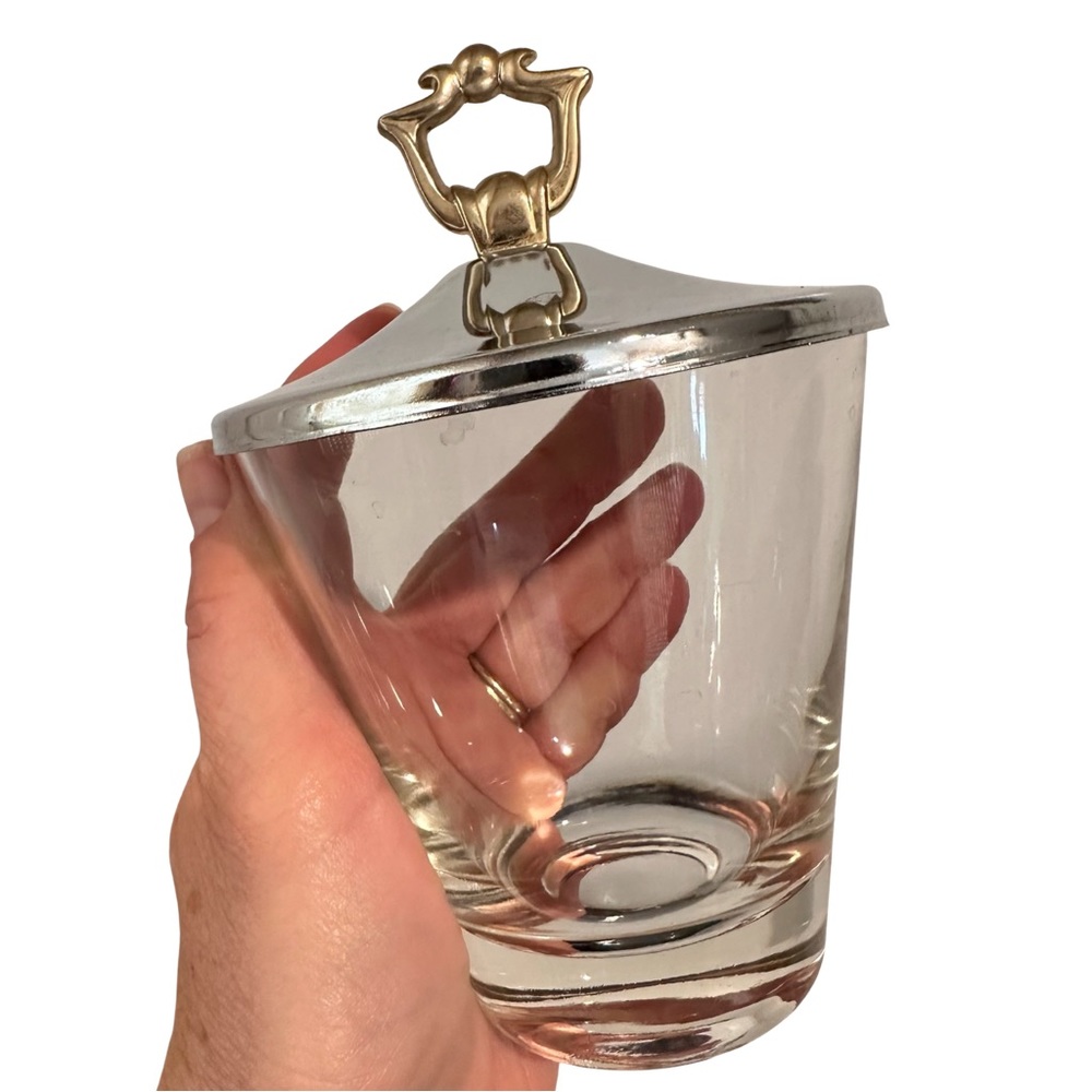 Vintage Glass Jar and Lid